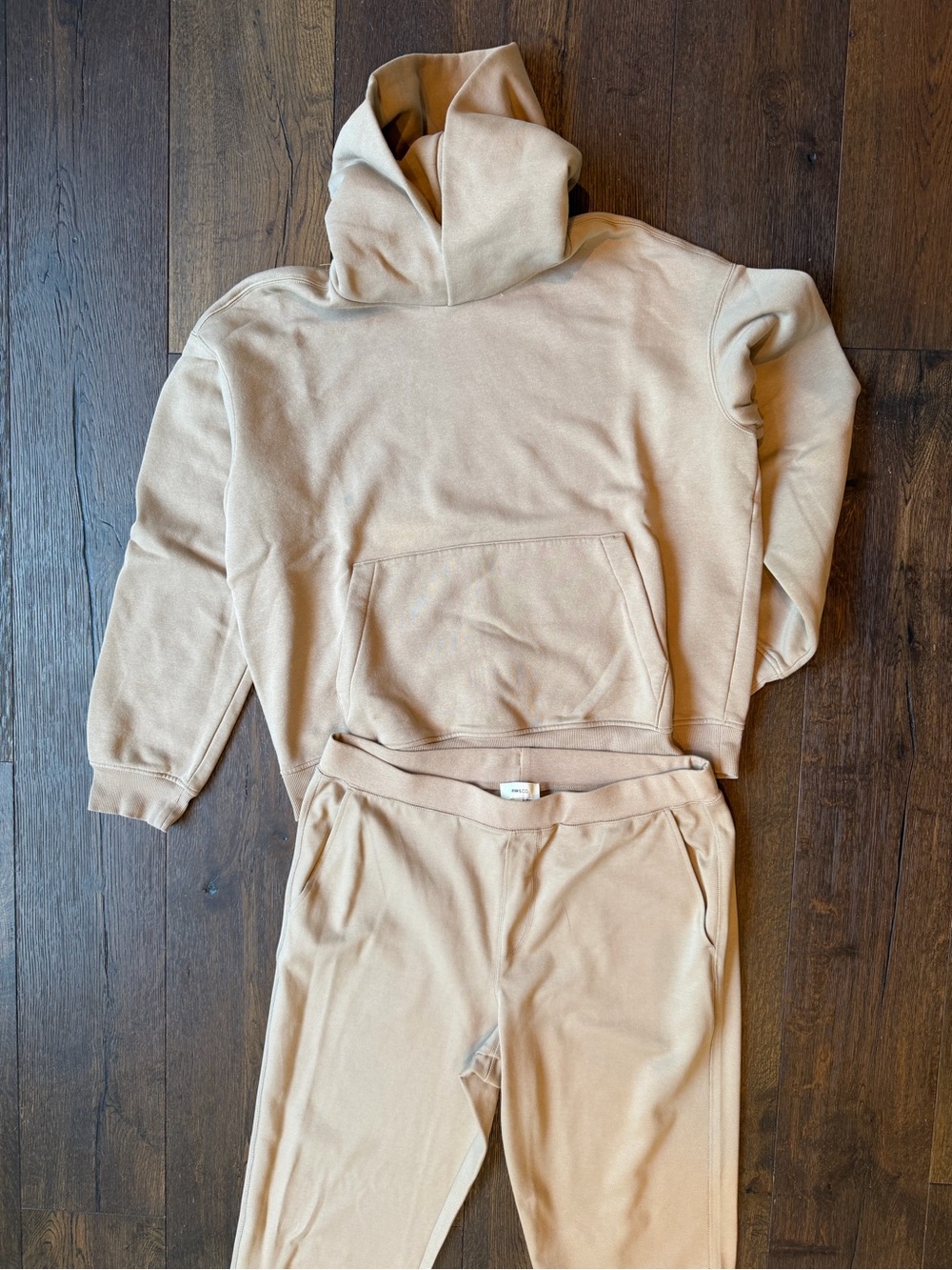 RW&CO. Neutral Taupe Hoodie - Light Brown